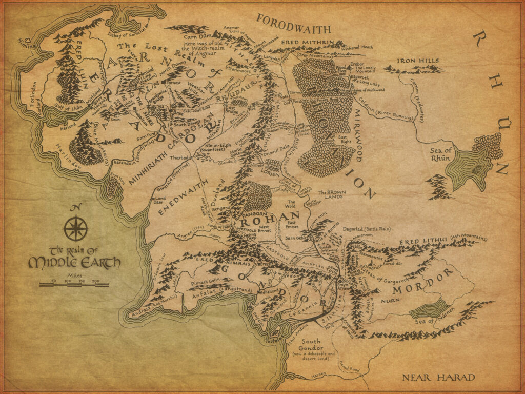 Middle-Earth Map